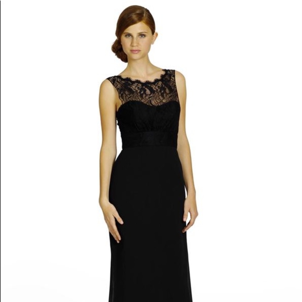Occasions by Jim Hjelm Black Bridesmaid Dress